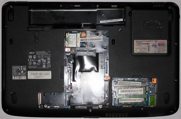 разбираем ноутбук Acer 5542G